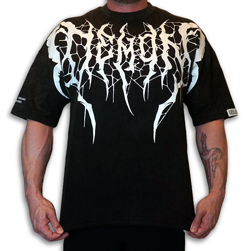 Demon Summoner Over Sized T-Shirt - Pump Cover Fit (Acid Wash)